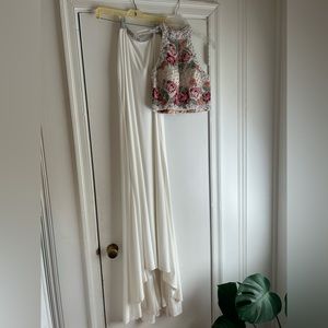 Sherri Hill two piece prom dress